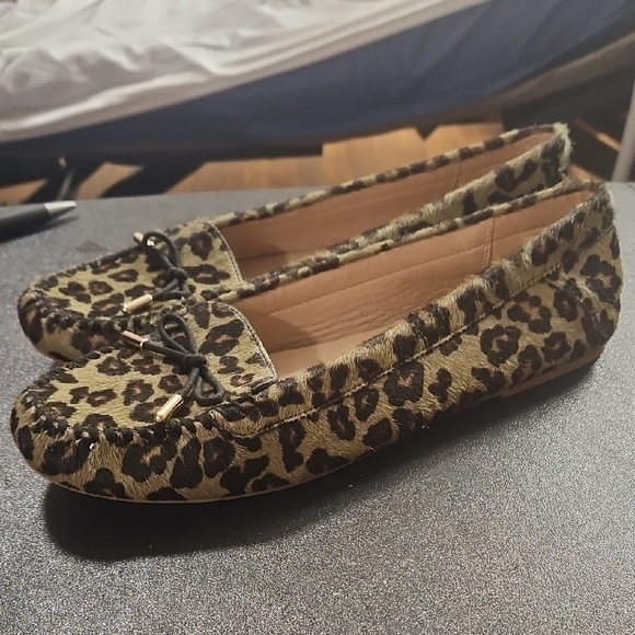 Jack Rogers Shoes - Jack Rogers Haircalf Millie Mocassin Bow Size 9.5